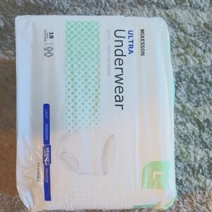 McKesson unisex pull up Ultra Underwear - White
